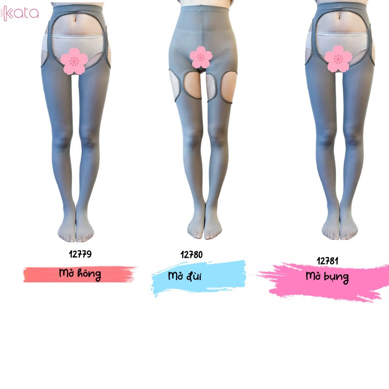 Tất đùi nhung mỏng, tất dây treo xuân thu,mở bụng co giãn thoải mái khi mặc 12781