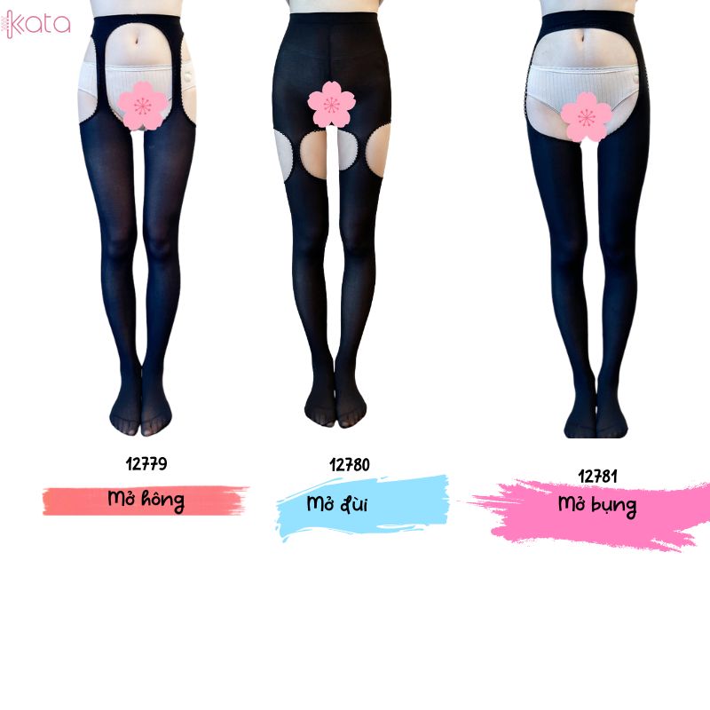 Tất đùi nhung mỏng, tất dây treo xuân thu,mở bụng co giãn thoải mái khi mặc 12781