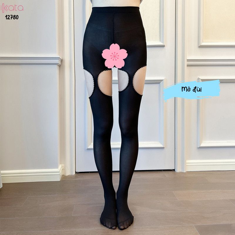 Tất đùi nhung mỏng, tất dây treo xuân thu,mở bụng co giãn thoải mái khi mặc 12781