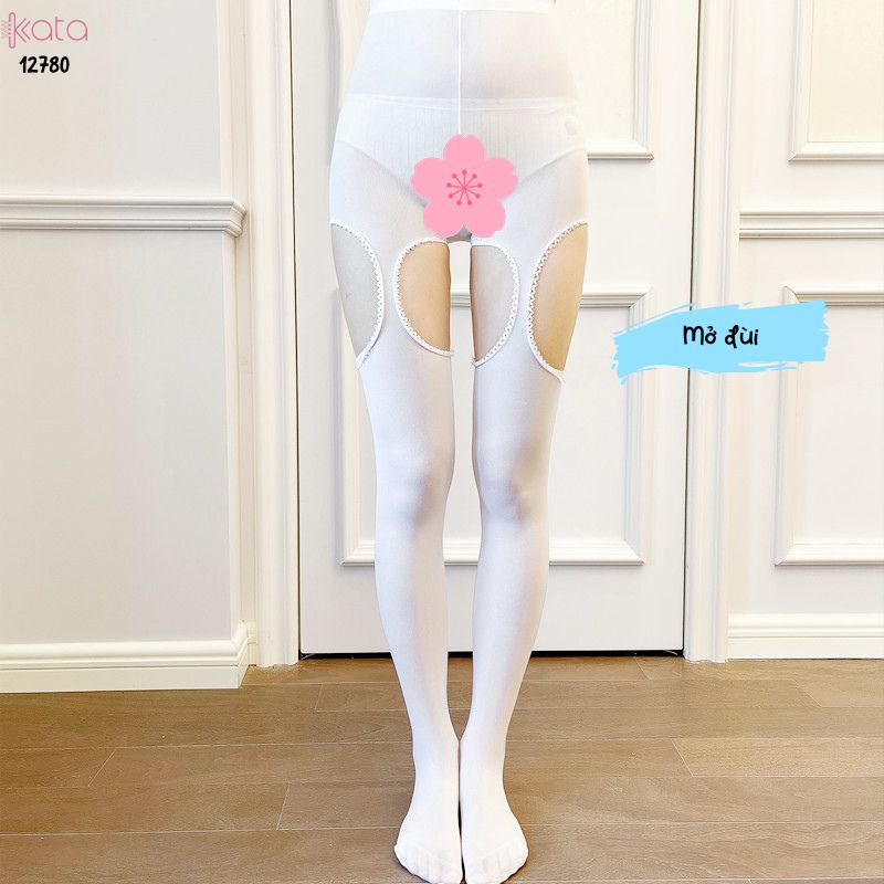 Tất đùi nhung mỏng, tất dây treo xuân thu,mở bụng co giãn thoải mái khi mặc 12781