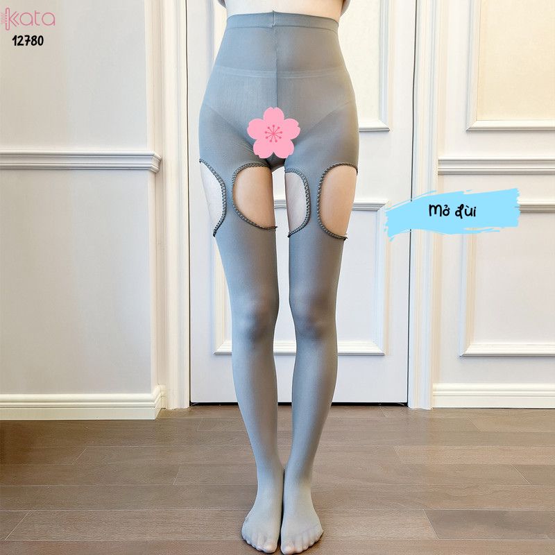 Tất đùi nhung mỏng, tất dây treo xuân thu,mở bụng co giãn thoải mái khi mặc 12781
