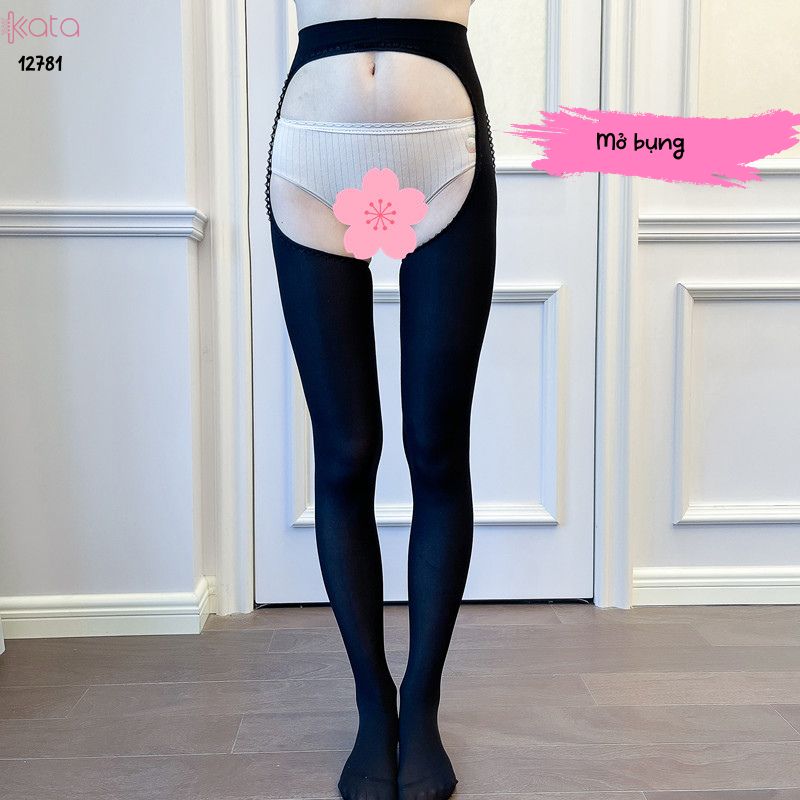 Tất đùi nhung mỏng, tất dây treo xuân thu,mở bụng co giãn thoải mái khi mặc 12781