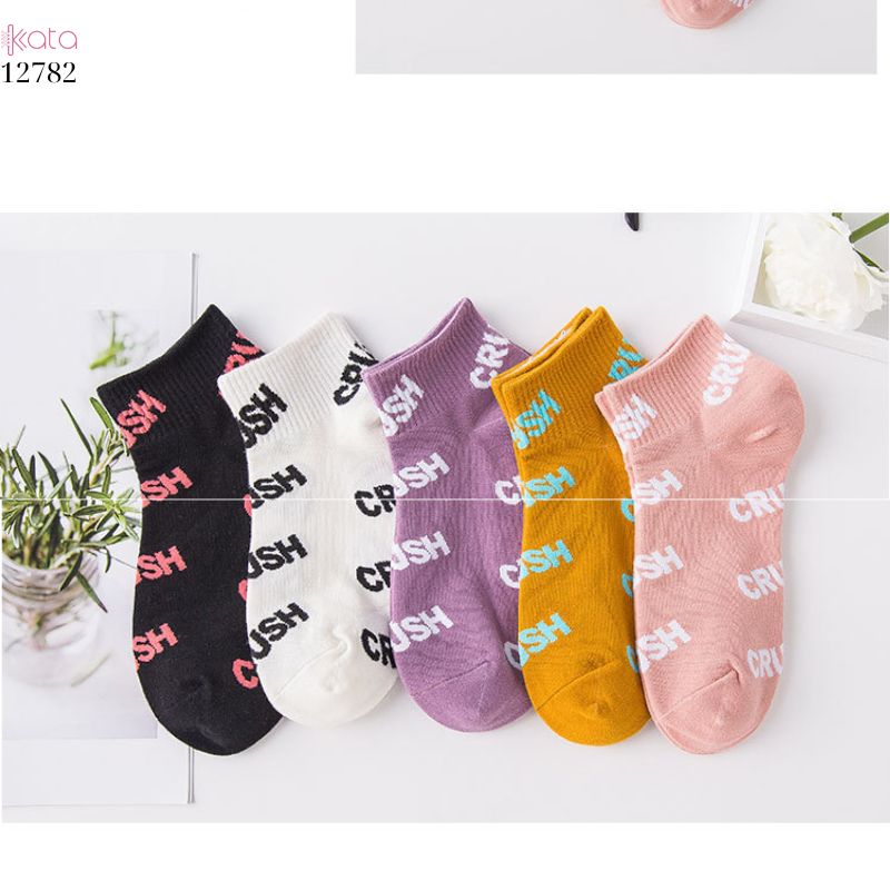 Tất ống ngắn bông mềm mịn,vớ nữ mùa hè thoáng khí thấm mồ hôi 12782