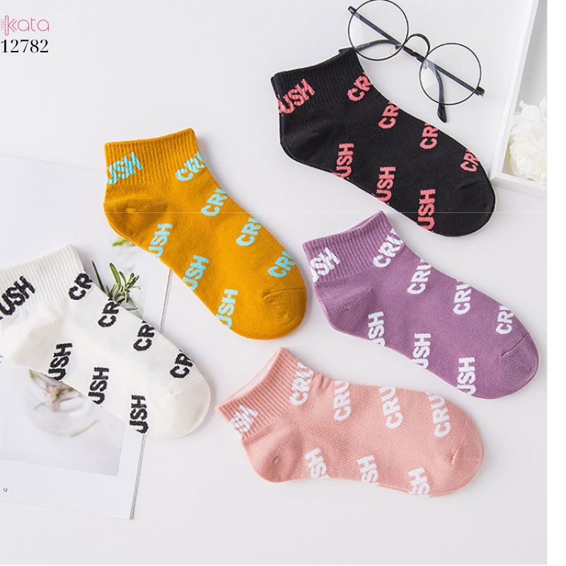 Tất ống ngắn bông mềm mịn,vớ nữ mùa hè thoáng khí thấm mồ hôi 12782