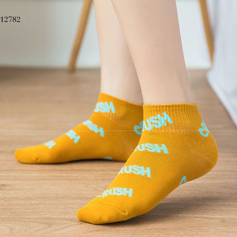 Tất ống ngắn bông mềm mịn,vớ nữ mùa hè thoáng khí thấm mồ hôi 12782