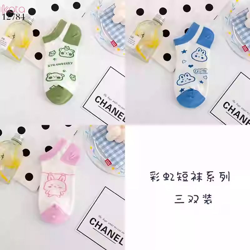 Tất thuyền vô hình bông mềm mịn,vớ nữ mùa hè thoáng khí thấm mồ hôi 12784