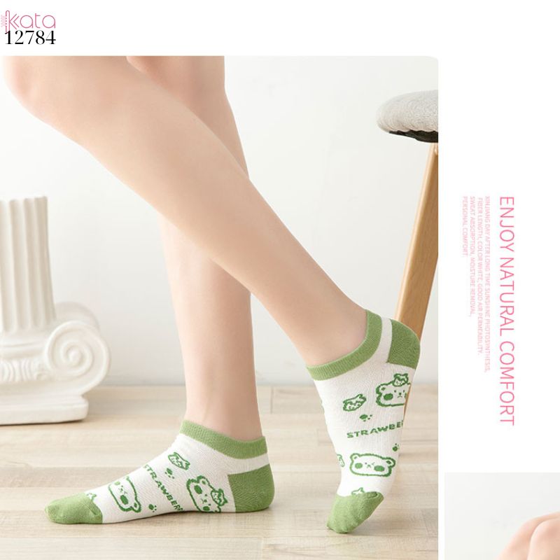 Tất thuyền vô hình bông mềm mịn,vớ nữ mùa hè thoáng khí thấm mồ hôi 12784