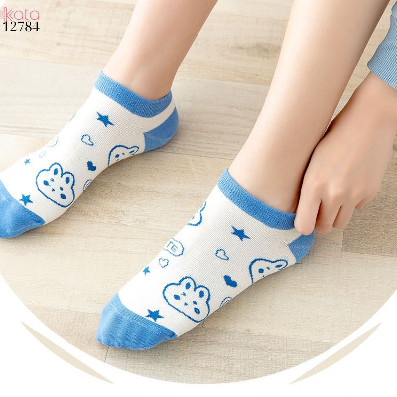 Tất thuyền vô hình bông mềm mịn,vớ nữ mùa hè thoáng khí thấm mồ hôi 12784