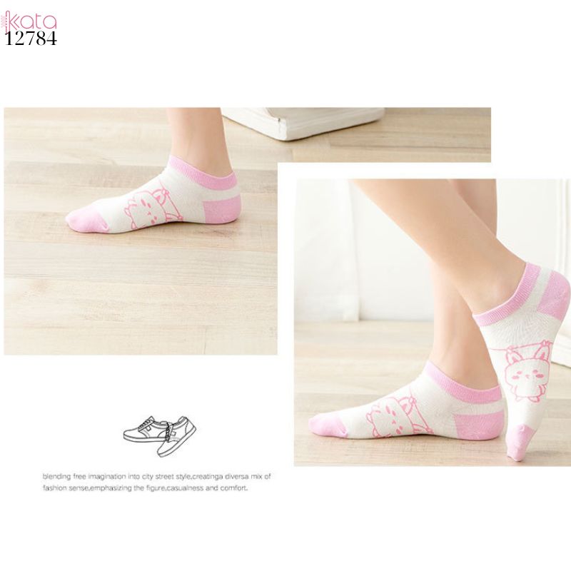 Tất thuyền vô hình bông mềm mịn,vớ nữ mùa hè thoáng khí thấm mồ hôi 12784