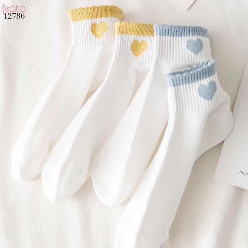 Tất ống ngắn bông mềm mịn,vớ nữ mùa hè thoáng khí thấm mồ hôi 12786