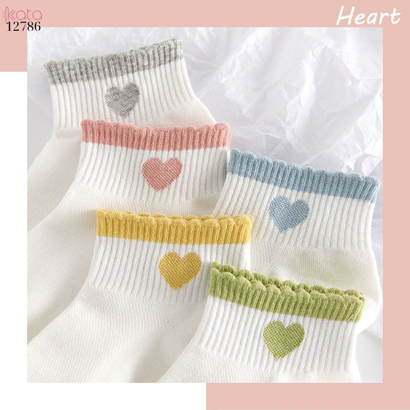 Tất ống ngắn bông mềm mịn,vớ nữ mùa hè thoáng khí thấm mồ hôi 12786