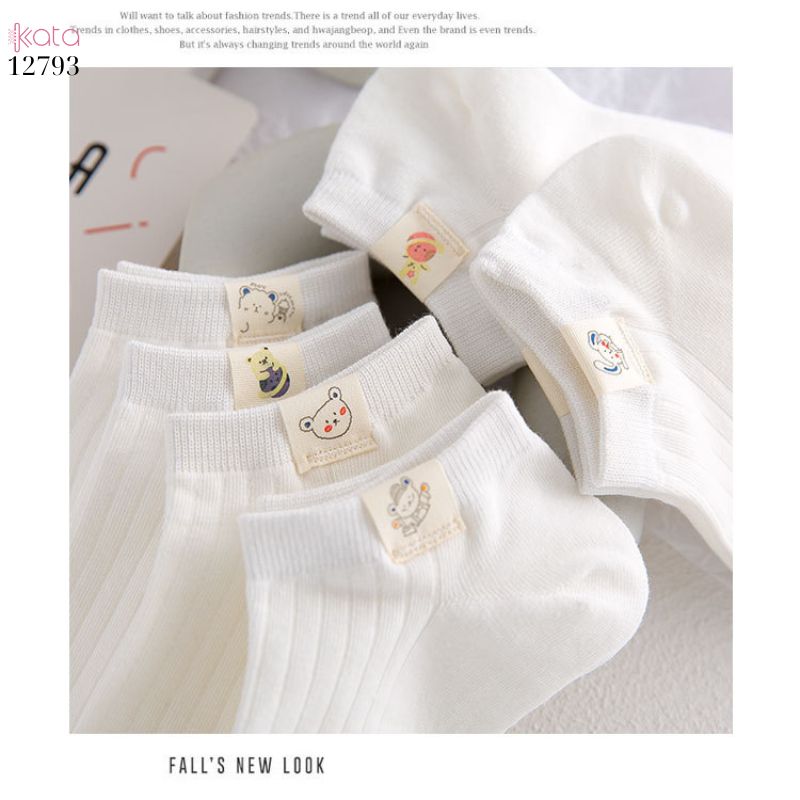 Tất thuyền vô hình mềm mịn,vớ nữ bông thoáng khí thấm mồ hôi mùa hè 12793