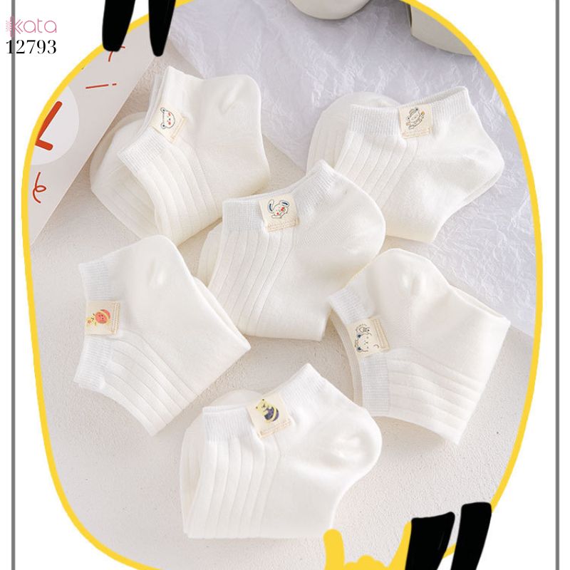 Tất thuyền vô hình mềm mịn,vớ nữ bông thoáng khí thấm mồ hôi mùa hè 12793