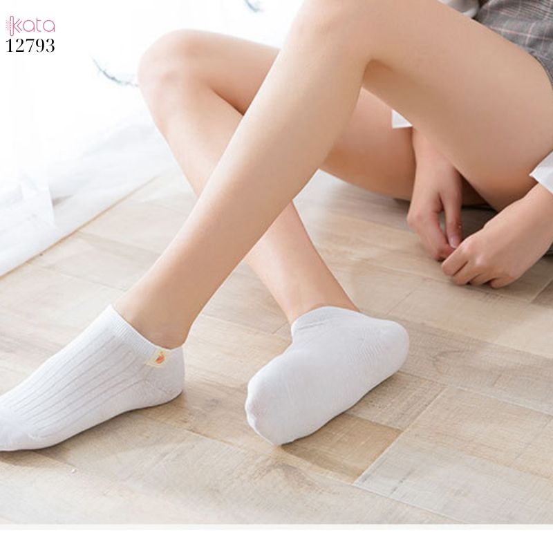 Tất thuyền vô hình mềm mịn,vớ nữ bông thoáng khí thấm mồ hôi mùa hè 12793