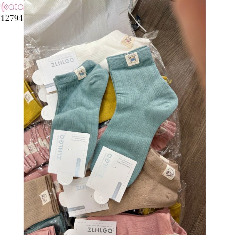 Tất thuyền vô hình mềm mịn,vớ nữ bông thoáng khí thấm mồ hôi mùa hè 12794