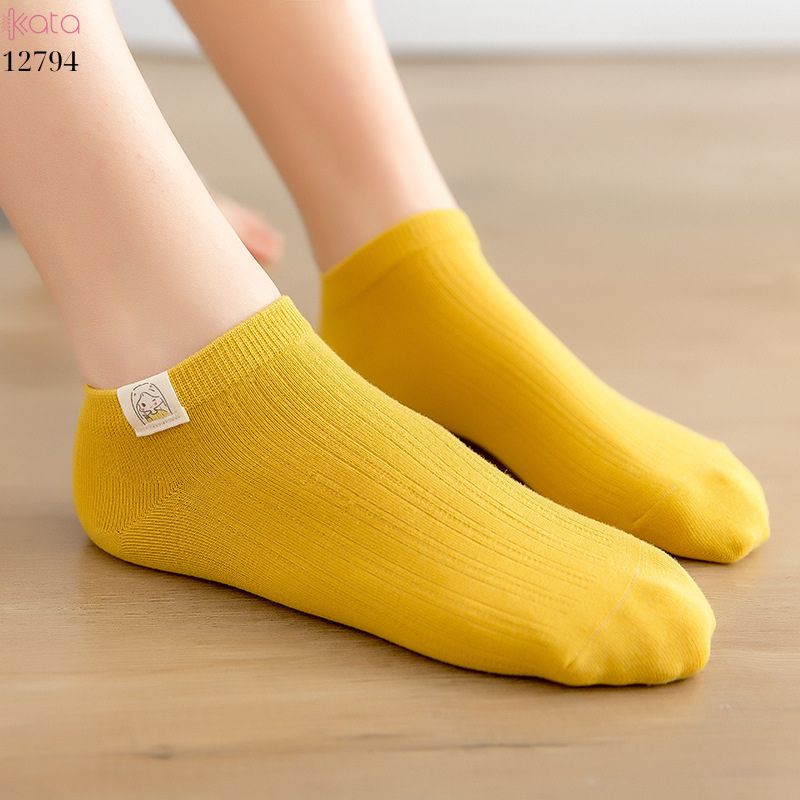 Tất thuyền vô hình mềm mịn,vớ nữ bông thoáng khí thấm mồ hôi mùa hè 12794