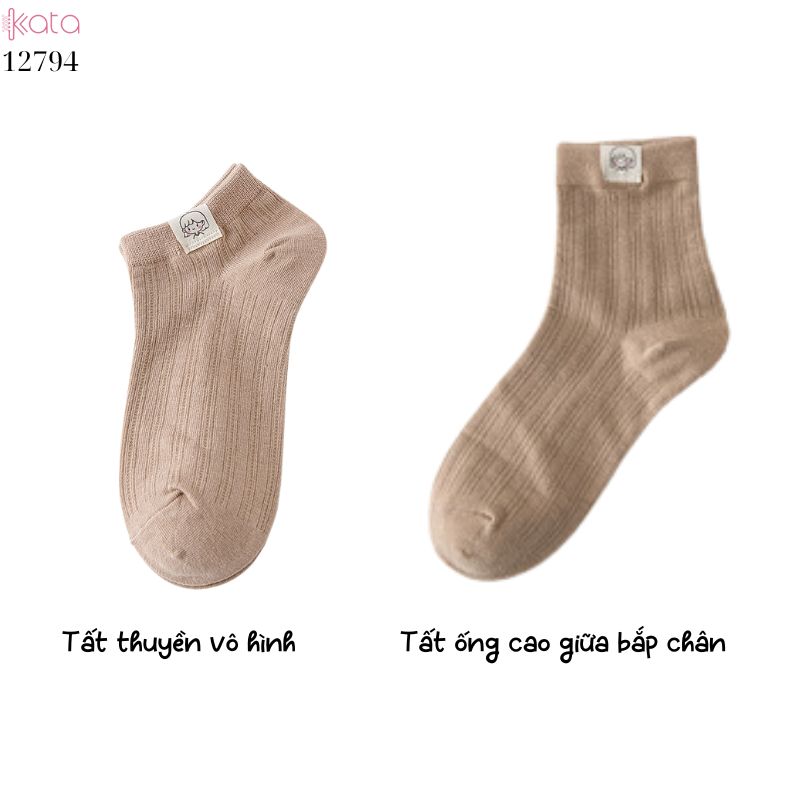 Tất thuyền vô hình mềm mịn,vớ nữ bông thoáng khí thấm mồ hôi mùa hè 12794