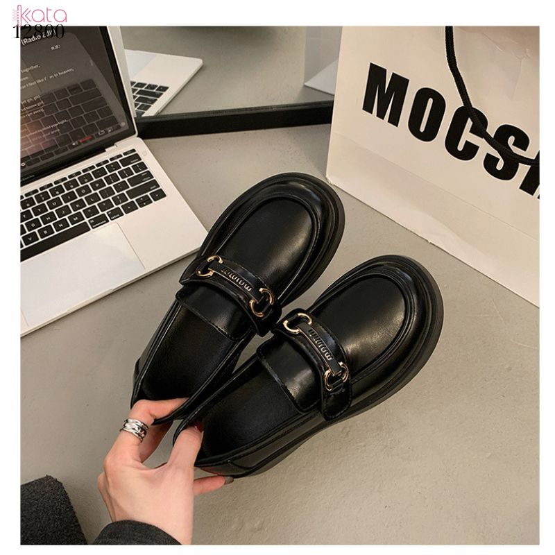 Giày lười tăng chiều cao, phong cách vintage,kiểu dáng thường ngày dễ phối đồ 12800