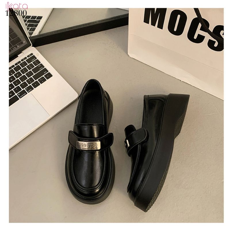 Giày lười tăng chiều cao, phong cách vintage,kiểu dáng thường ngày dễ phối đồ 12800