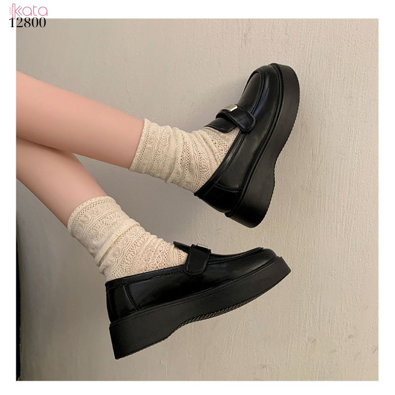 Giày lười tăng chiều cao, phong cách vintage,kiểu dáng thường ngày dễ phối đồ 12800