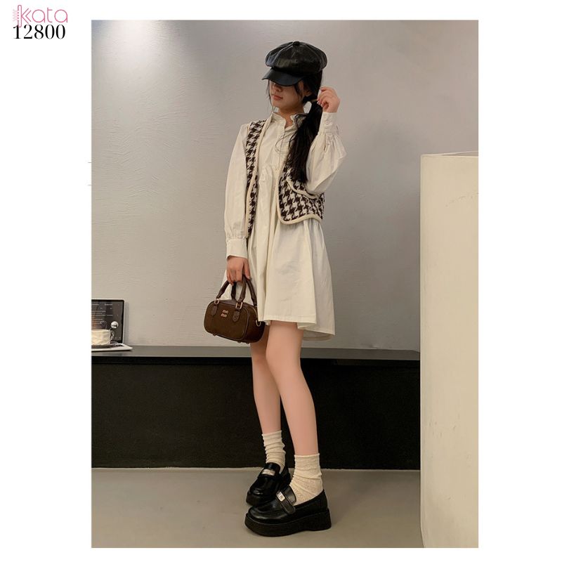 Giày lười tăng chiều cao, phong cách vintage,kiểu dáng thường ngày dễ phối đồ 12800