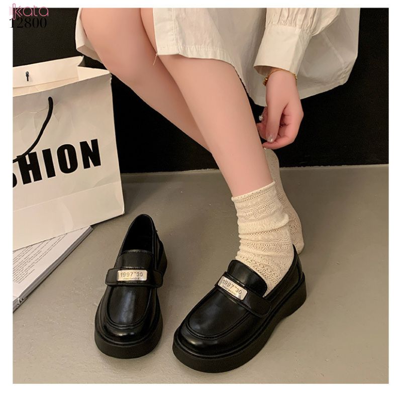 Giày lười tăng chiều cao, phong cách vintage,kiểu dáng thường ngày dễ phối đồ 12800