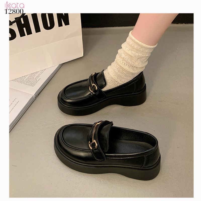 Giày lười tăng chiều cao, phong cách vintage,kiểu dáng thường ngày dễ phối đồ 12800