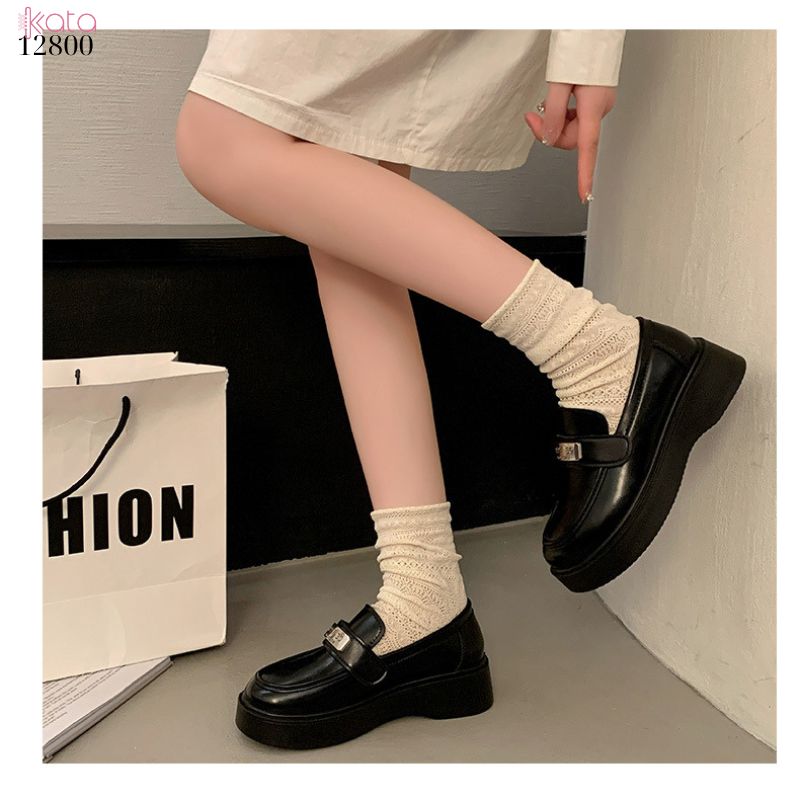 Giày lười tăng chiều cao, phong cách vintage,kiểu dáng thường ngày dễ phối đồ 12800