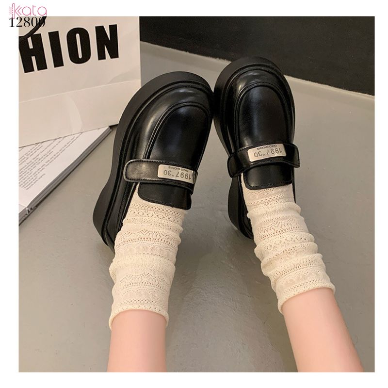 Giày lười tăng chiều cao, phong cách vintage,kiểu dáng thường ngày dễ phối đồ 12800