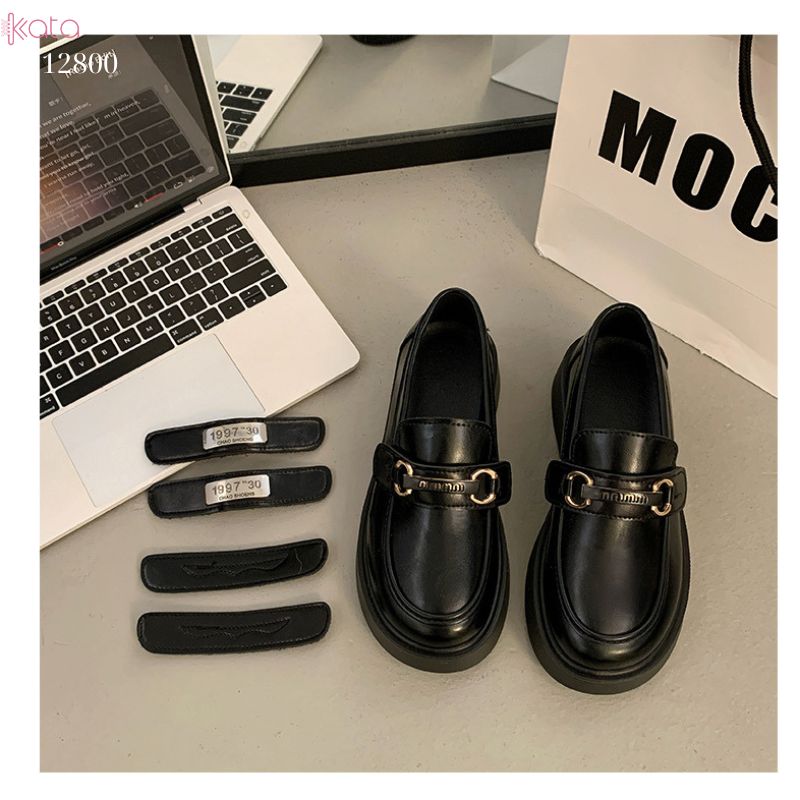 Giày lười tăng chiều cao, phong cách vintage,kiểu dáng thường ngày dễ phối đồ 12800