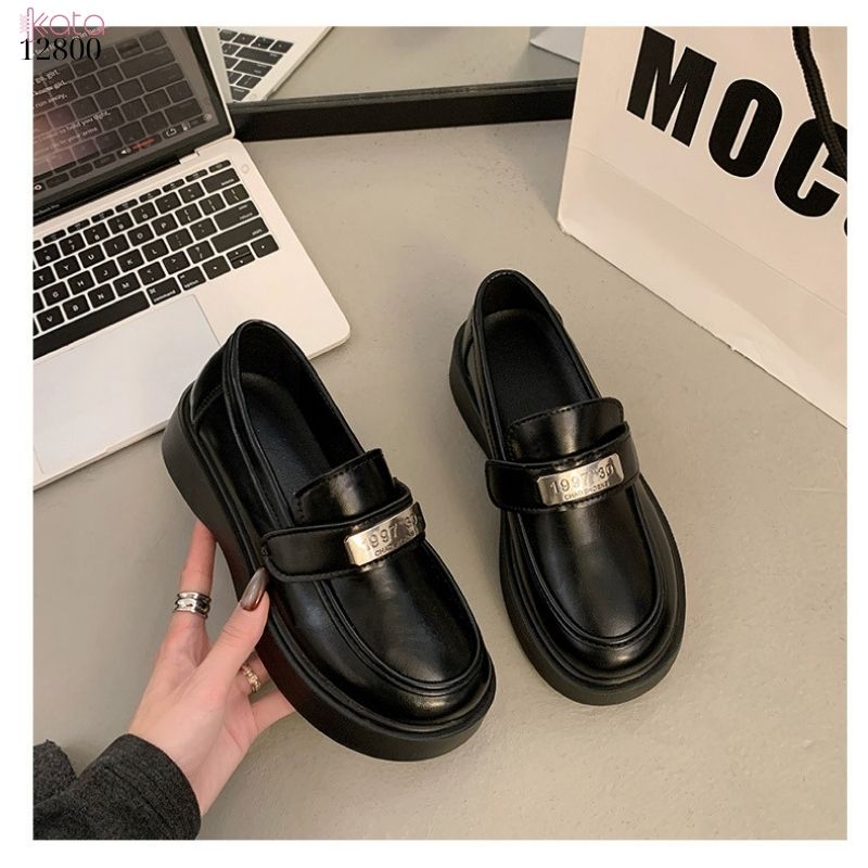 Giày lười tăng chiều cao, phong cách vintage,kiểu dáng thường ngày dễ phối đồ 12800