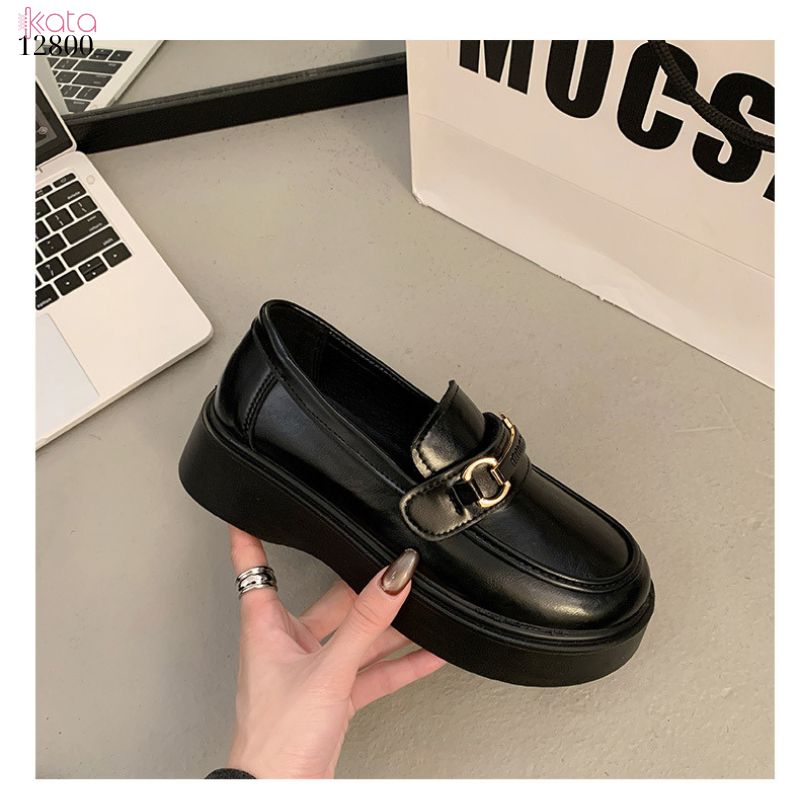 Giày lười tăng chiều cao, phong cách vintage,kiểu dáng thường ngày dễ phối đồ 12800