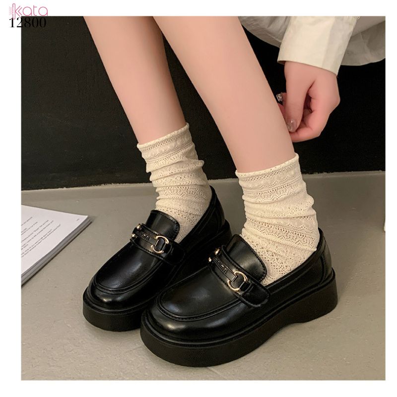 Giày lười tăng chiều cao, phong cách vintage,kiểu dáng thường ngày dễ phối đồ 12800