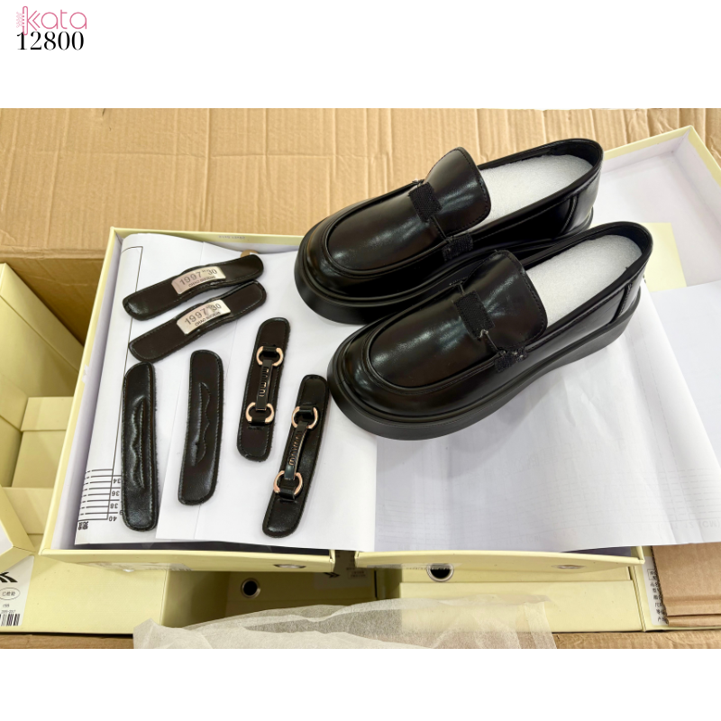 Giày lười tăng chiều cao, phong cách vintage,kiểu dáng thường ngày dễ phối đồ 12800
