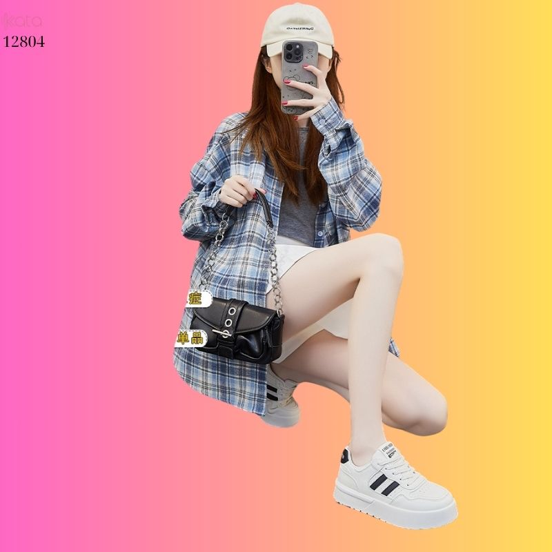 Giày thể thao nữ, giày dạo phố sinh viên phong cách Hàn Quốc 12804