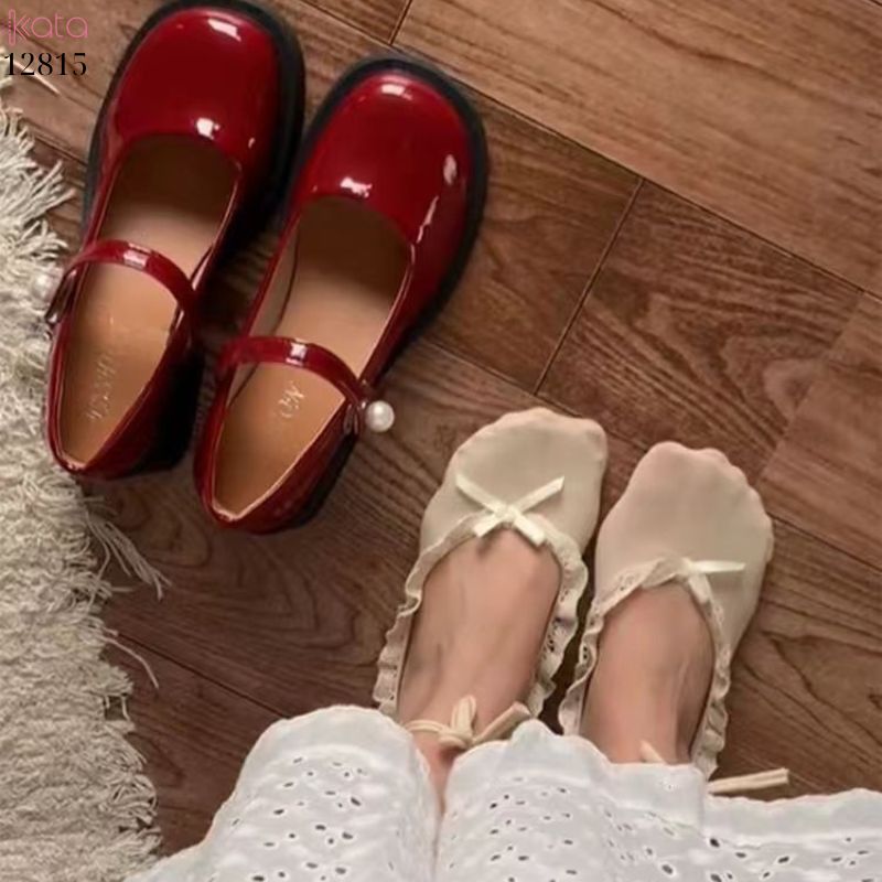 Tất vớ thuyền ren nấm JK Lolita,không tuột gót nữ 12815