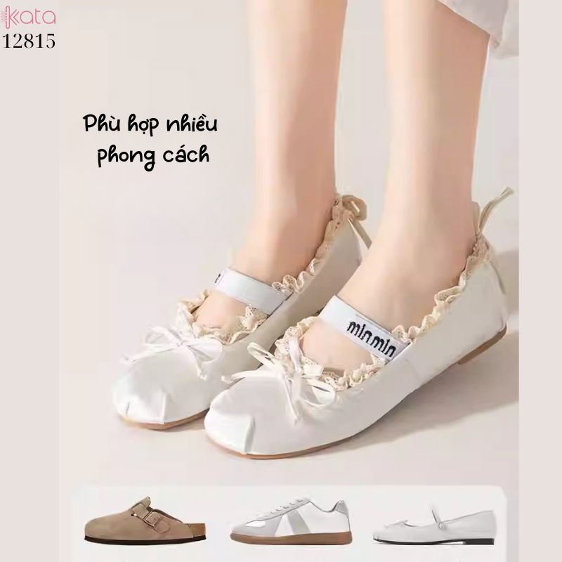 Tất vớ thuyền ren nấm JK Lolita,không tuột gót nữ 12815