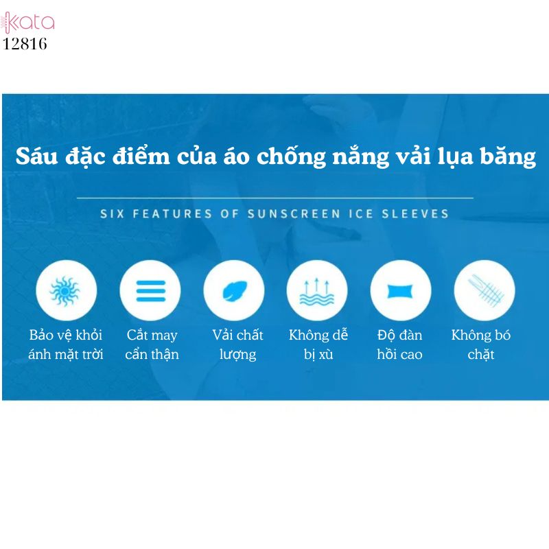 Tay áo chống nắng màu trơn nam nữ ,chống tia cực tím,vải lụa băng mát mùa hè12816