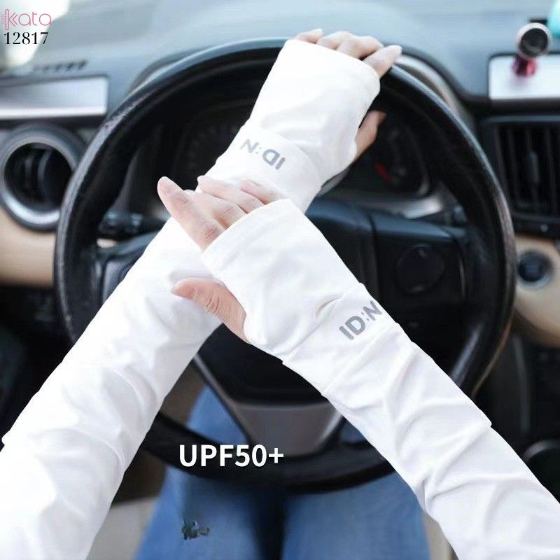 Tay áo lụa băng chống nắng Nam Nữ,vải mềm mịn mát lạnh thoải mái, ngăn chặn tia cực tím 12817