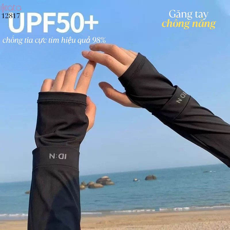 Tay áo lụa băng chống nắng Nam Nữ,vải mềm mịn mát lạnh thoải mái, ngăn chặn tia cực tím 12817