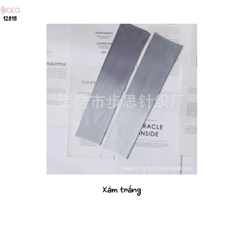 Tay áo chống nắng bảo vệ tia cực tím Nam Nữ ,vải lụa băng mềm mịn mát lạnh thoải mái 12818