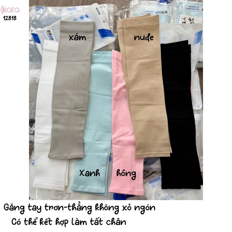 Tay áo chống nắng bảo vệ tia cực tím Nam Nữ ,vải lụa băng mềm mịn mát lạnh thoải mái 12818