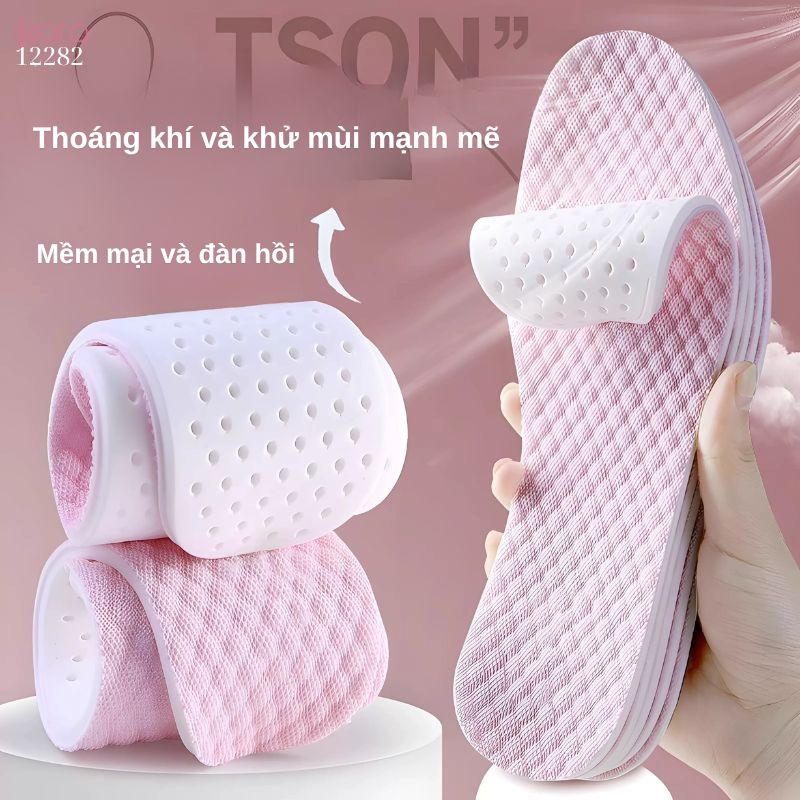 Lót giày thể thao kháng khuẩn,khử mùi,thấm hút mồ hôi,đế mềm giảm xóc Nam Nữ 12282