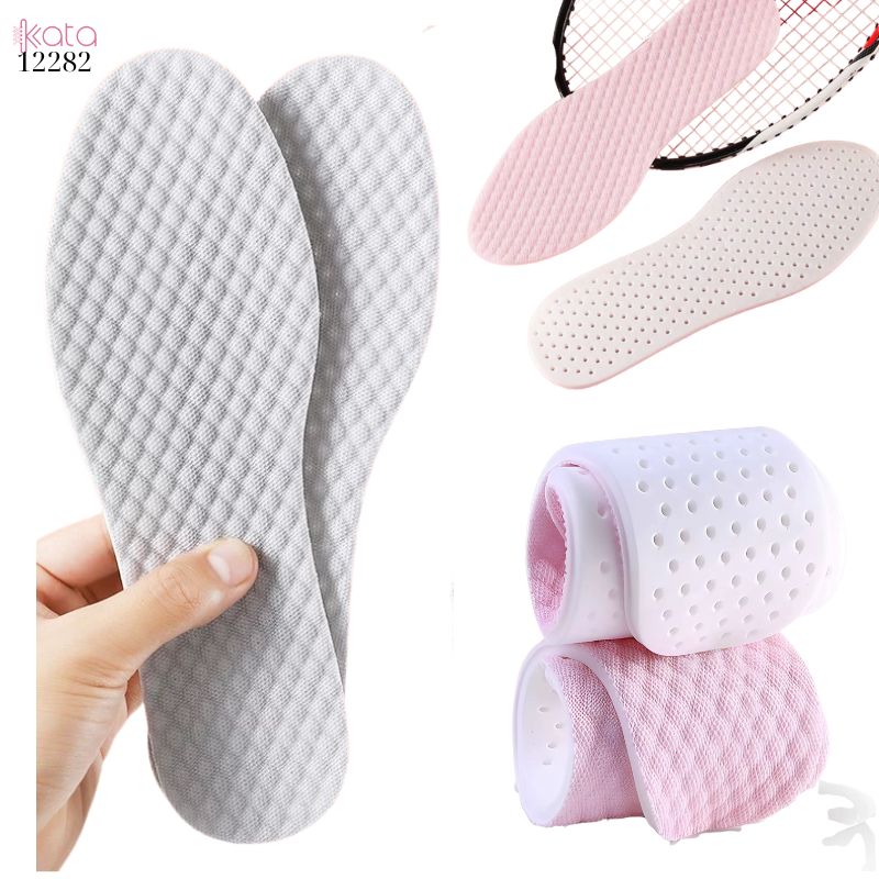 Lót giày thể thao kháng khuẩn,khử mùi,thấm hút mồ hôi,đế mềm giảm xóc Nam Nữ 12282