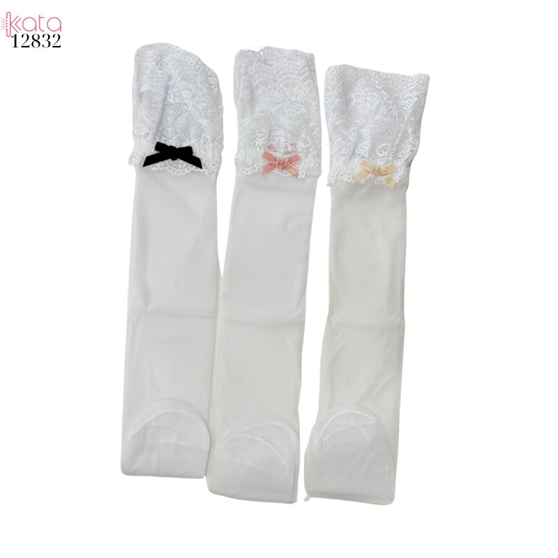 Tất nơ lolita mùa hè,vớ ruy băng mỏng phong cách Nhật Bản 12833