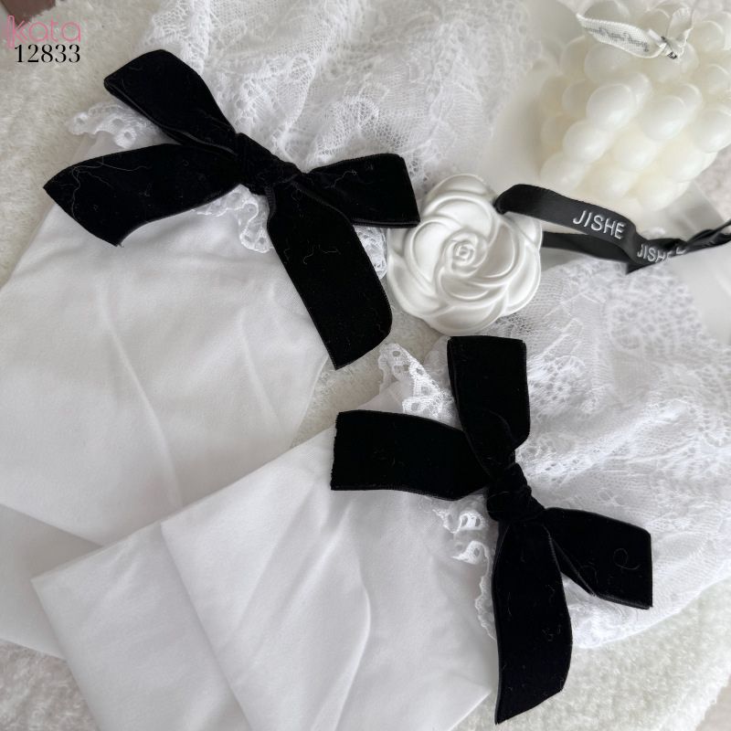 Tất nơ lolita mùa hè,vớ ruy băng mỏng phong cách Nhật Bản 12833