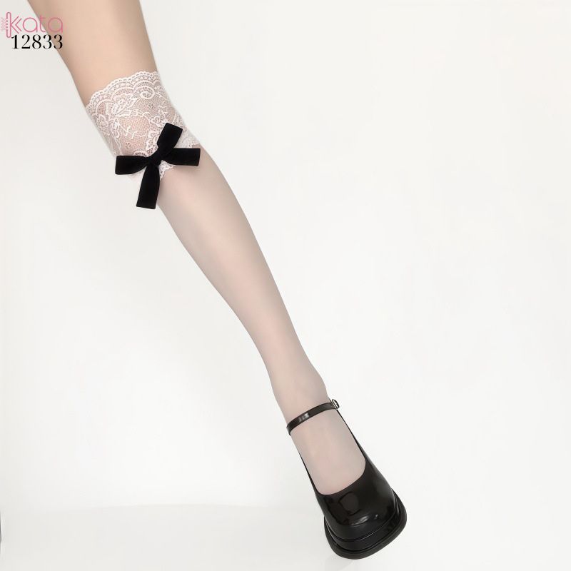Tất nơ lolita mùa hè,vớ ruy băng mỏng phong cách Nhật Bản 12833