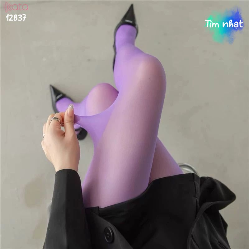 Quần tất siêu mỏng mùa hè,quần màu định hình chân đẹp 12837