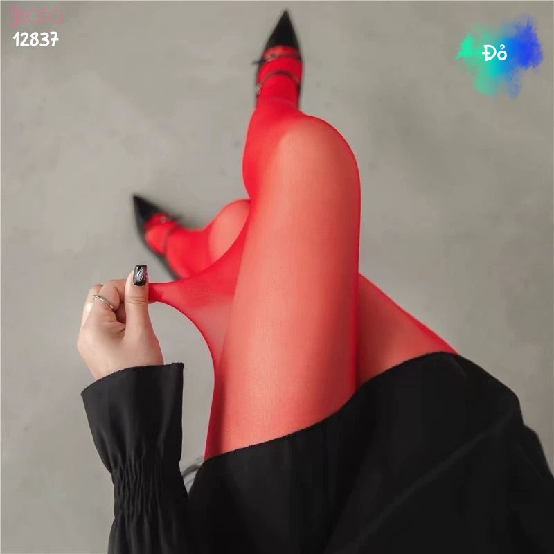 Quần tất siêu mỏng mùa hè,quần màu định hình chân đẹp 12837