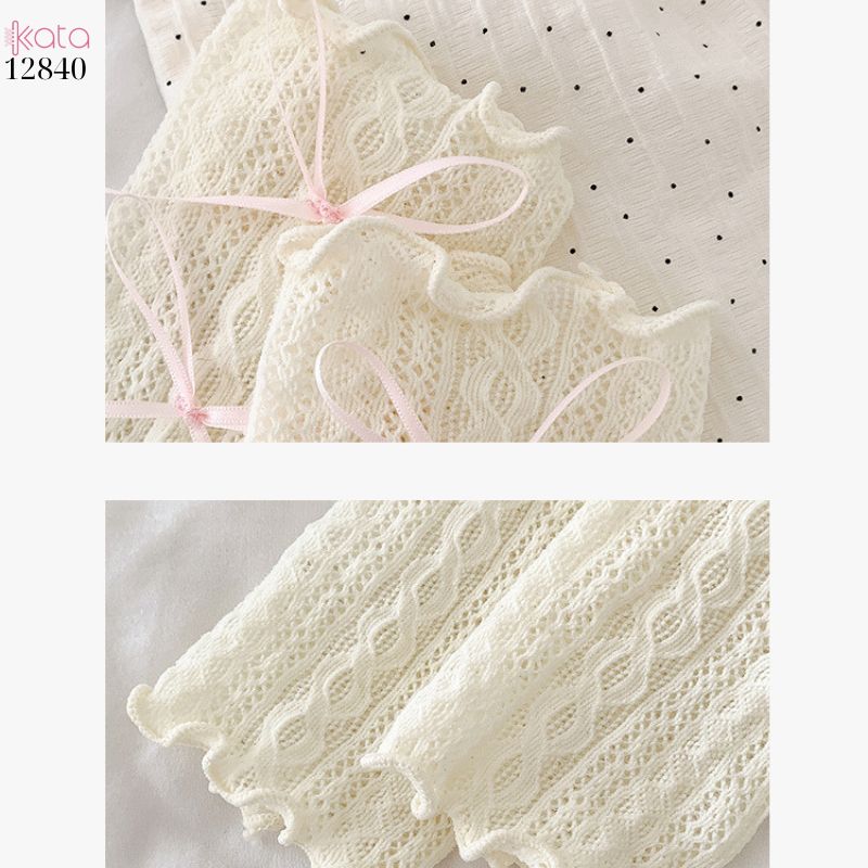 Ống tất thời trang lolita,ống ren nơ dễ thương phong cách Nhật Bản 12840